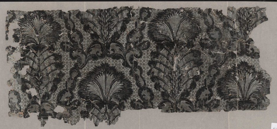 Wallpaper Fragment With A Pineapple Design From Sir Joshua Reynolds