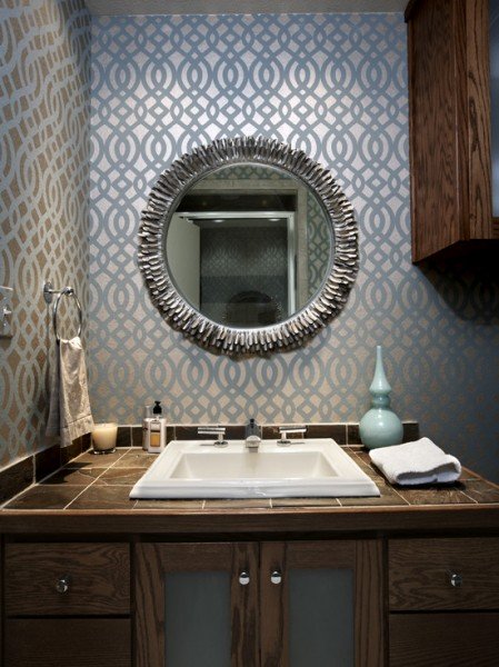Bathroom Wallpaper Beautiful Homes Design