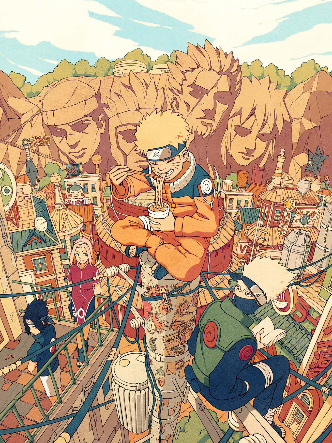 Hidden Leaf Village Wallpaper