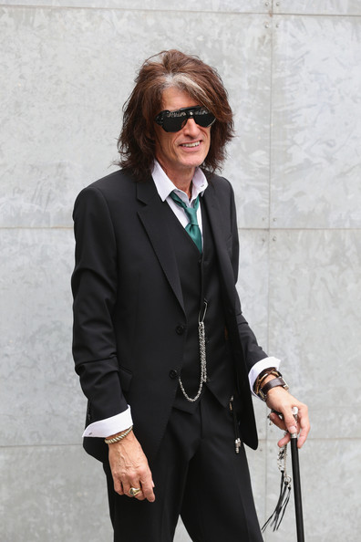 Joe Perry Attends The Emporio Armani Show During Milan