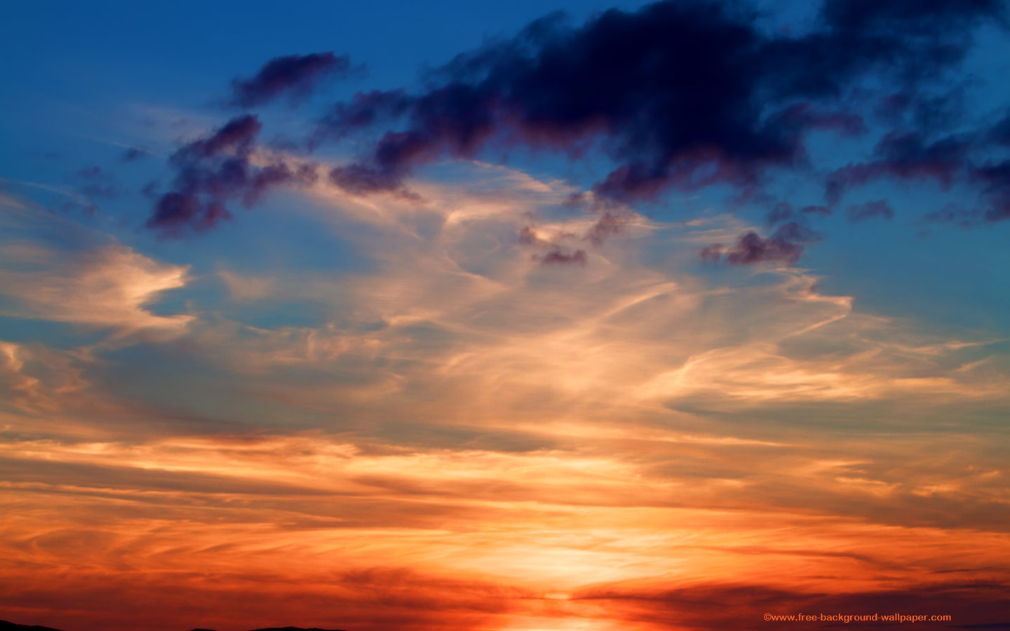 Free Download Sunset Sky In Scotland Sky Background Wallpaper