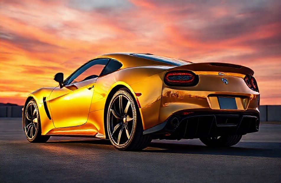 Cool Gold Cars Wallpaper