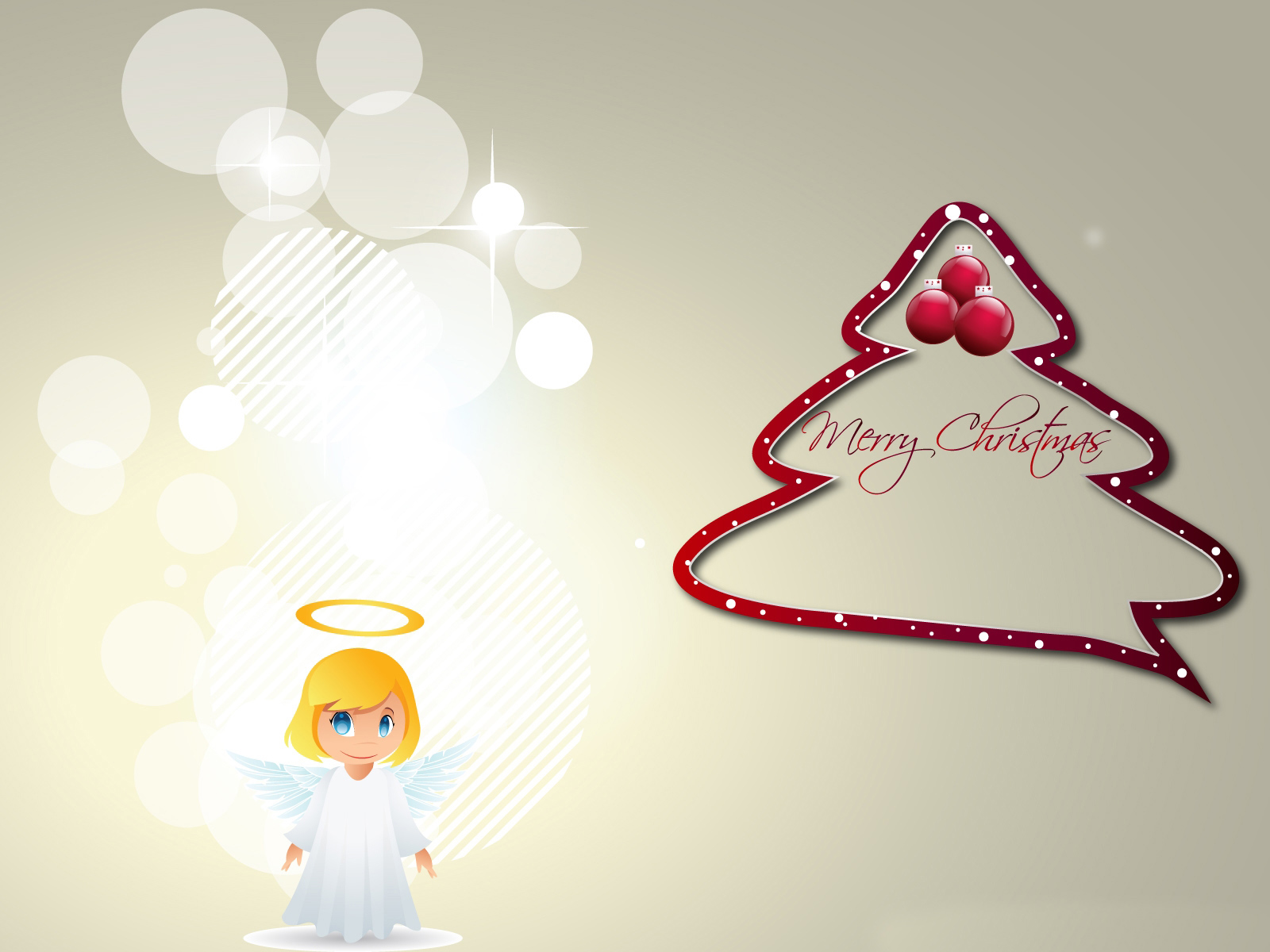 Merry Christmas Angel Puter Desktop Wallpaper Pictures