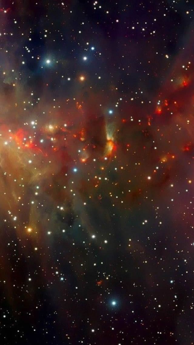 Colorful Nebula iPhone 5s Wallpaper