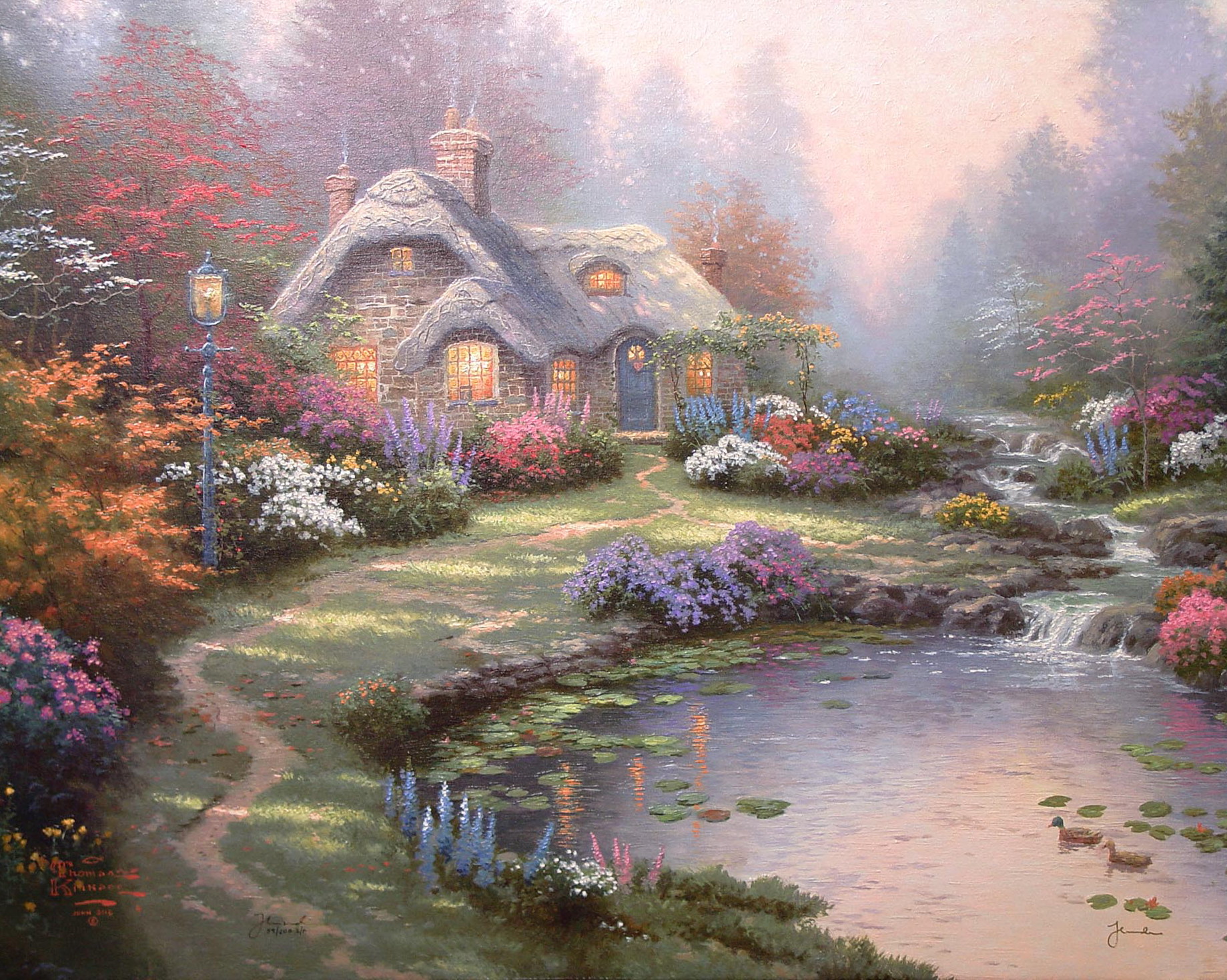 Thomas Kinkade Desktop Wallpaper - WallpaperSafari