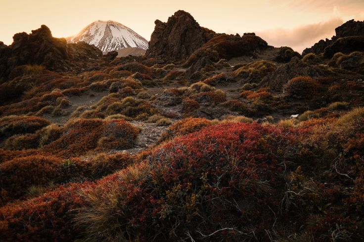  Mount Ngauruhoe Tongariro New Zealand wallpaper background