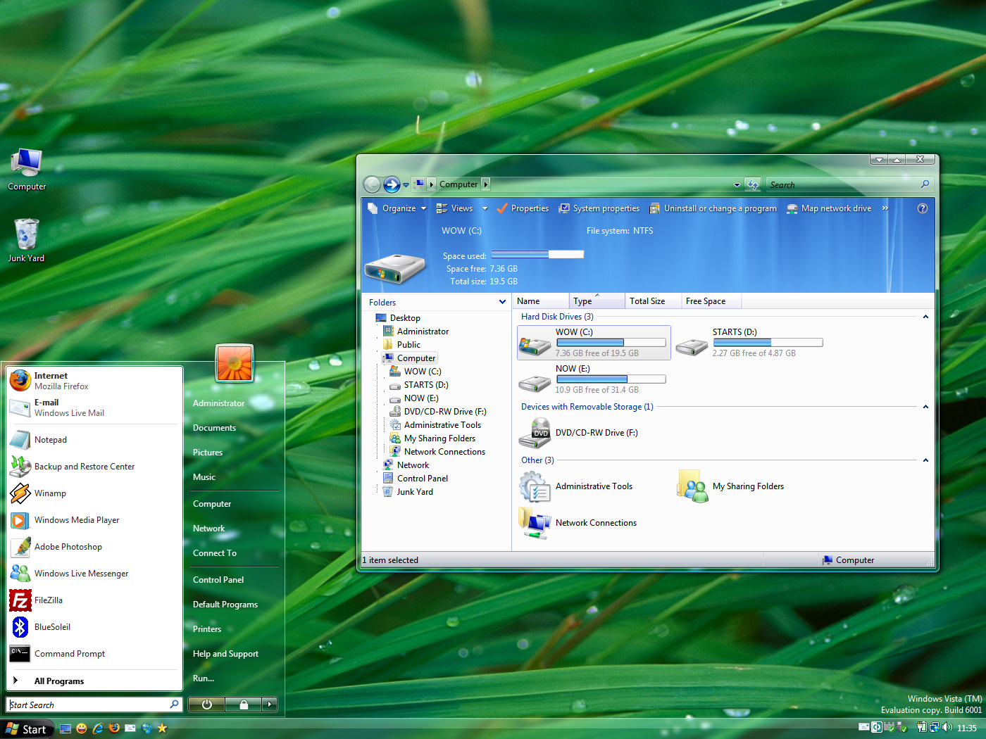 Windows Vista By Vishal Gupta Customization Skins Themes