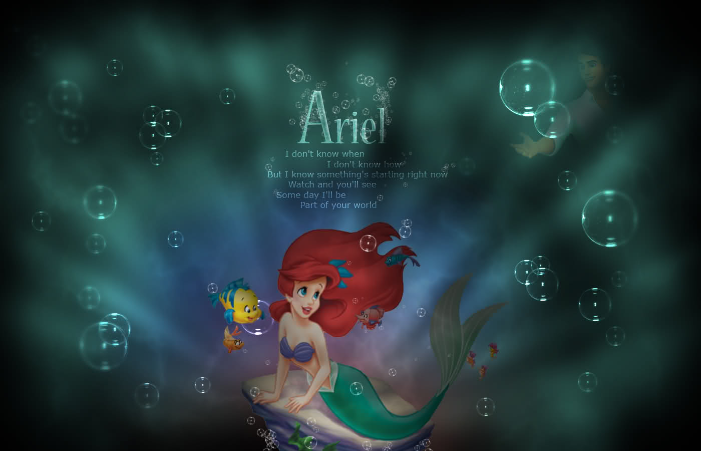 Psd Me Ariel Part Of Your World Wallpaper