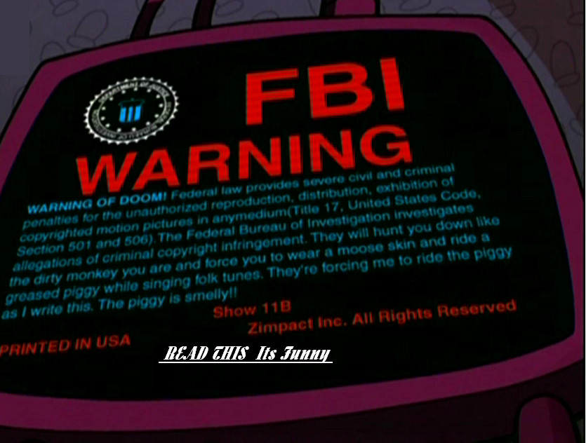 Fbi Warning Wallpaper Invader Zim By