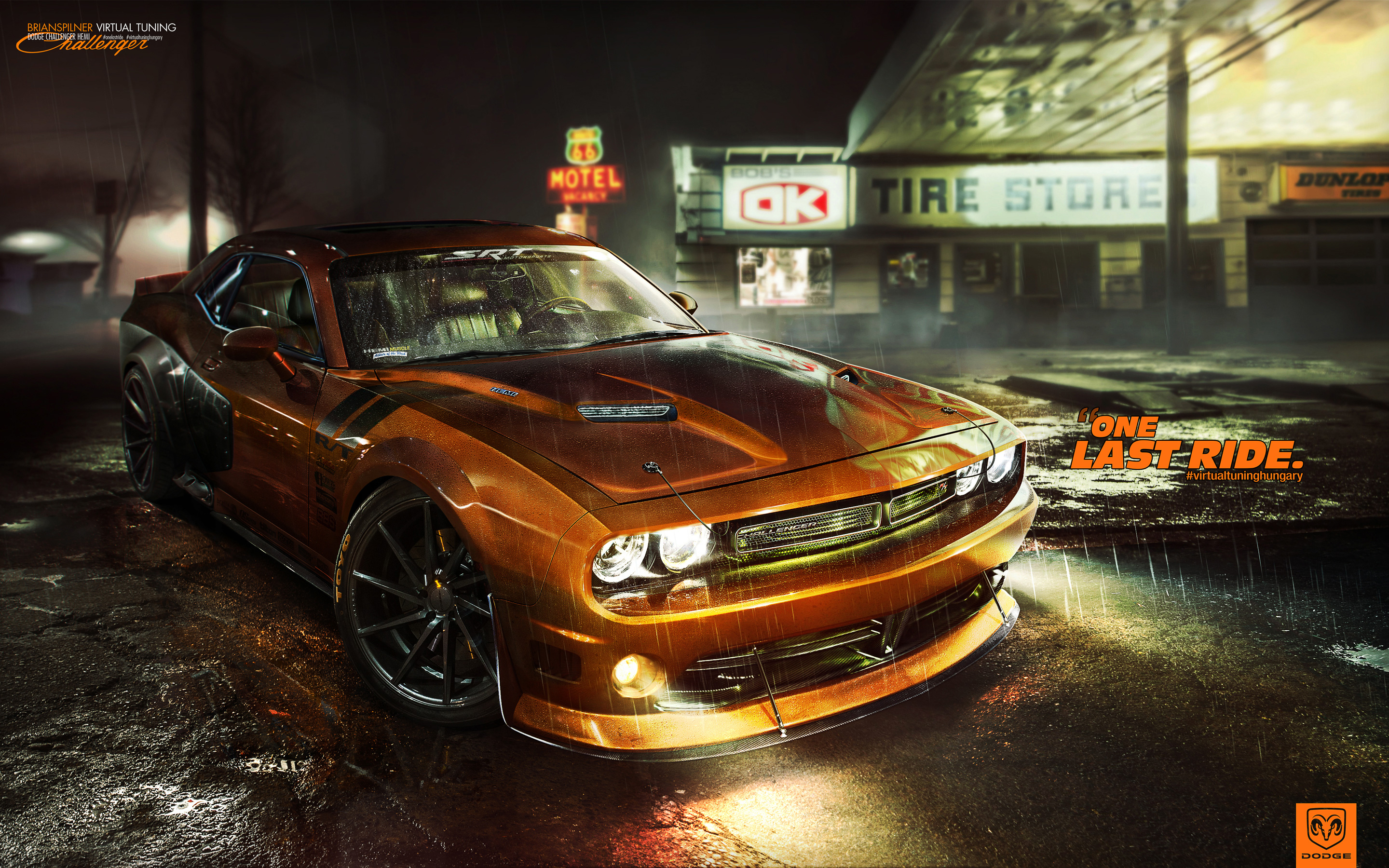 Dodge Challenger Srt HD Wallpaper Background Image
