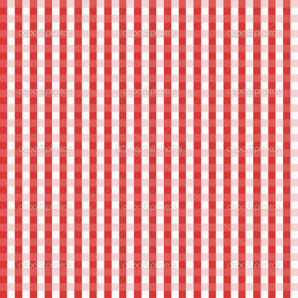 Red Gingham Wallpaper