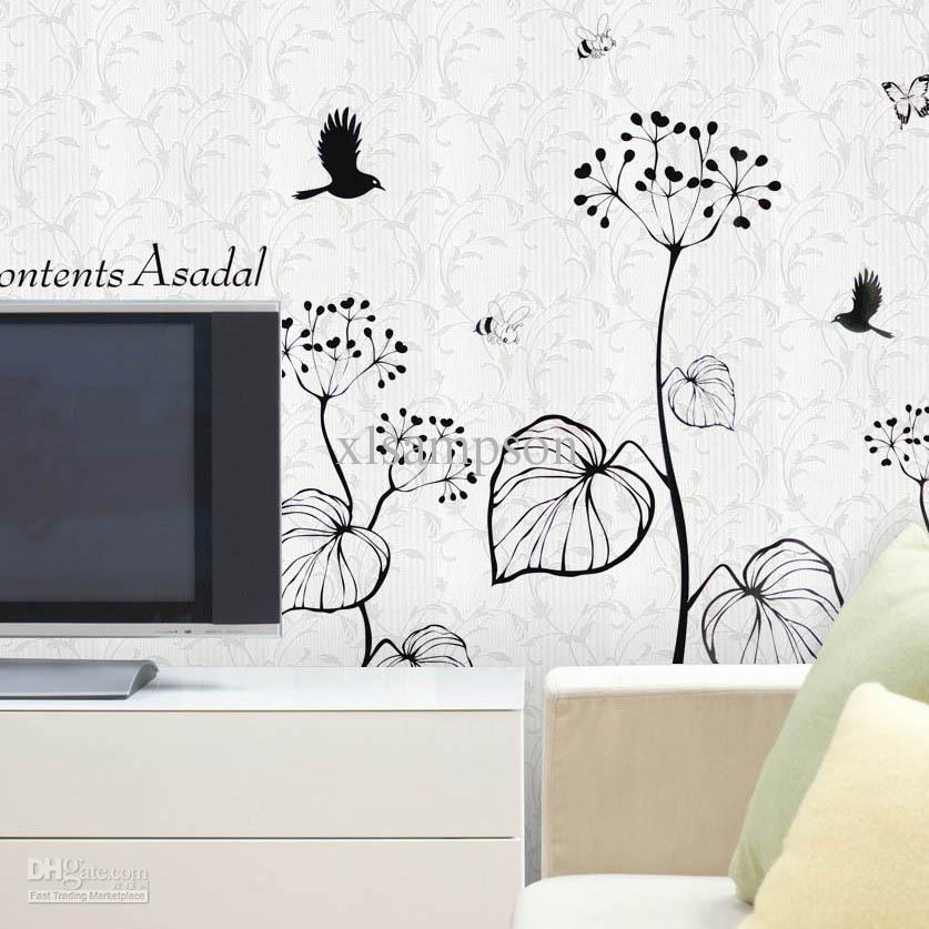 Wall Stickers Summer All match Living Room Tv Wall Decoration Stickers