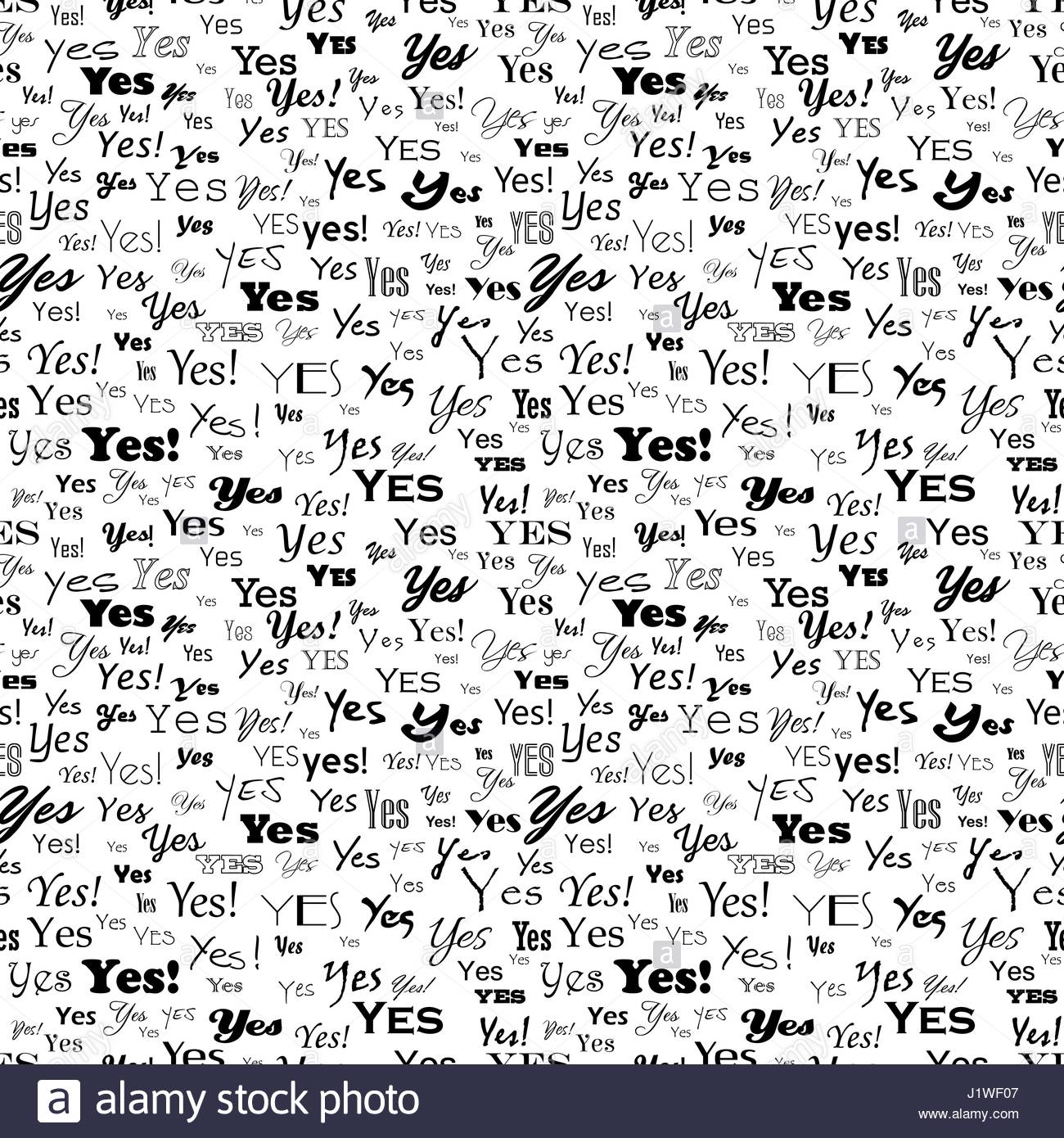 Free download Yes Seamless pattern with transparent background Answer ...