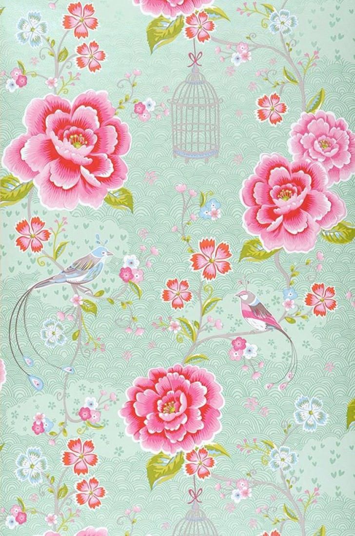 Amina In Pattern Wallpaper Flower