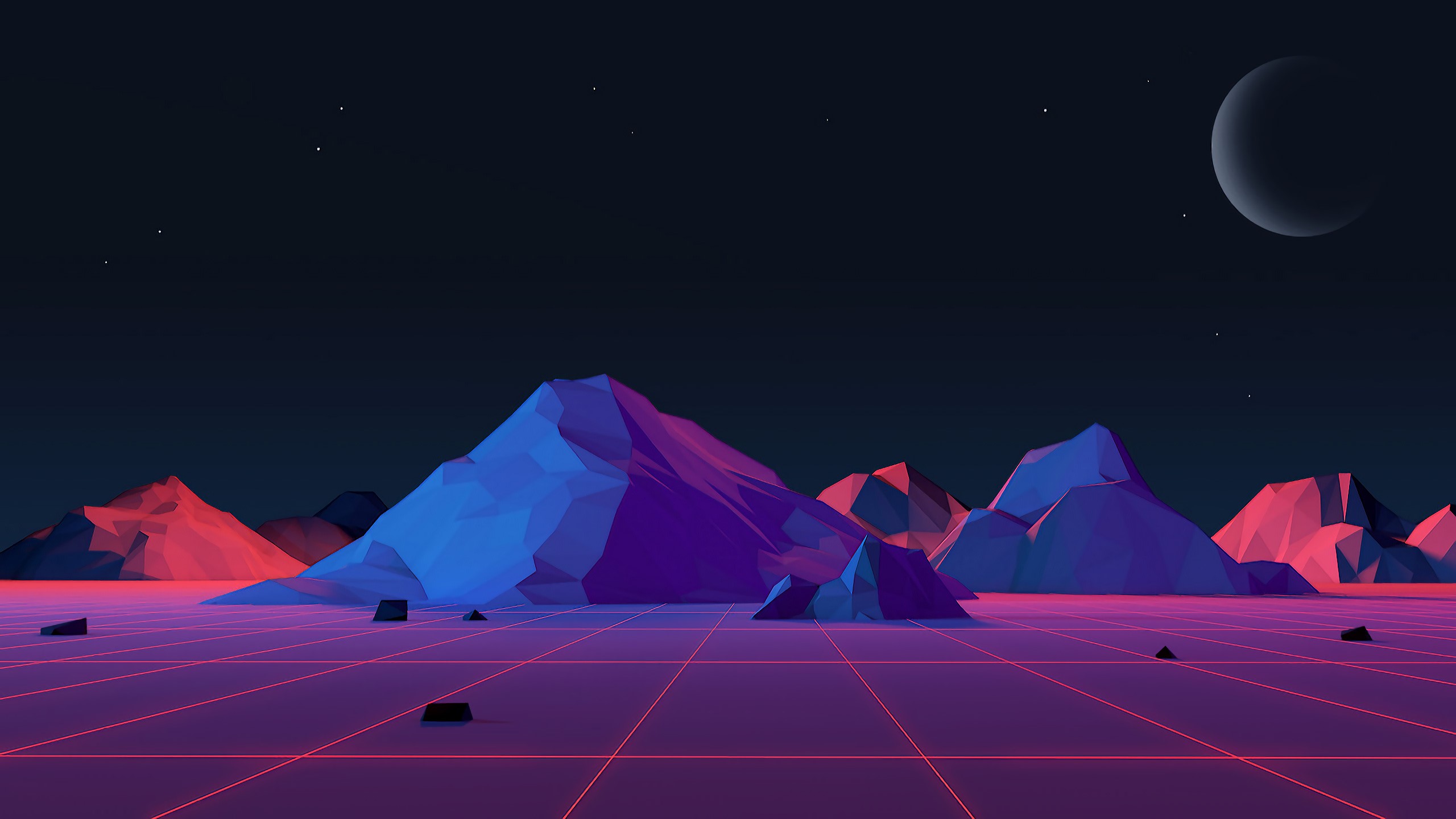 Low Poly HD Wallpaper