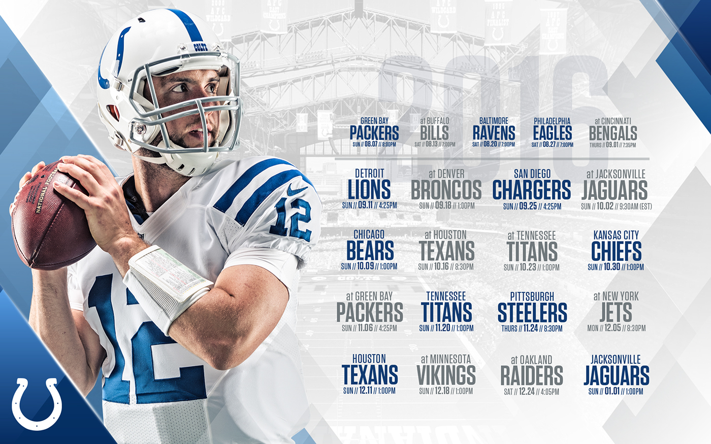 Colts Schedule Desktop Wallpaper On