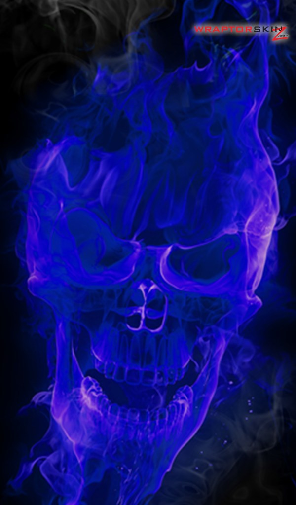 48+] Blue Fire Skull Wallpaper - WallpaperSafari