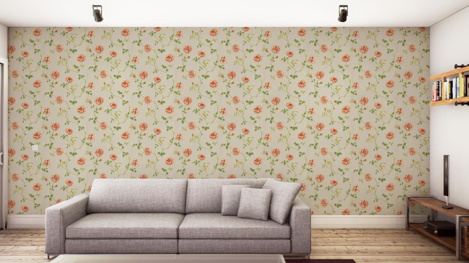 Sanderson Dapgro103 Rosalie Wallpaper A Painters Garden