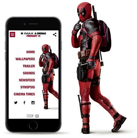 The Official Deadpool App Movies Games And Tech