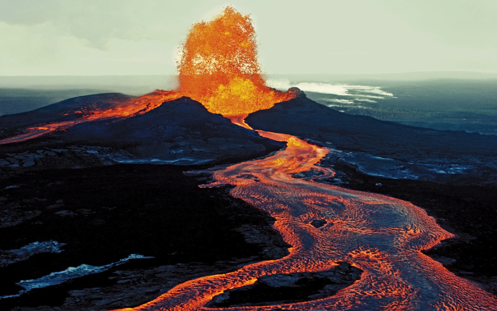 Twin Volcanoes On Boob Island