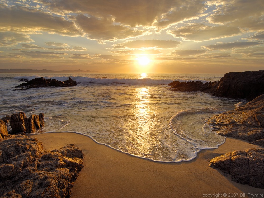 Mexican Beach Sunrise Photo On This Wallpaper Background