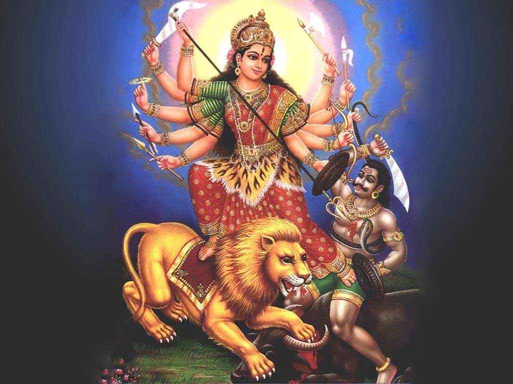 Philosopher Spirtual Wallpaper Durga Goddess Navratri Festival