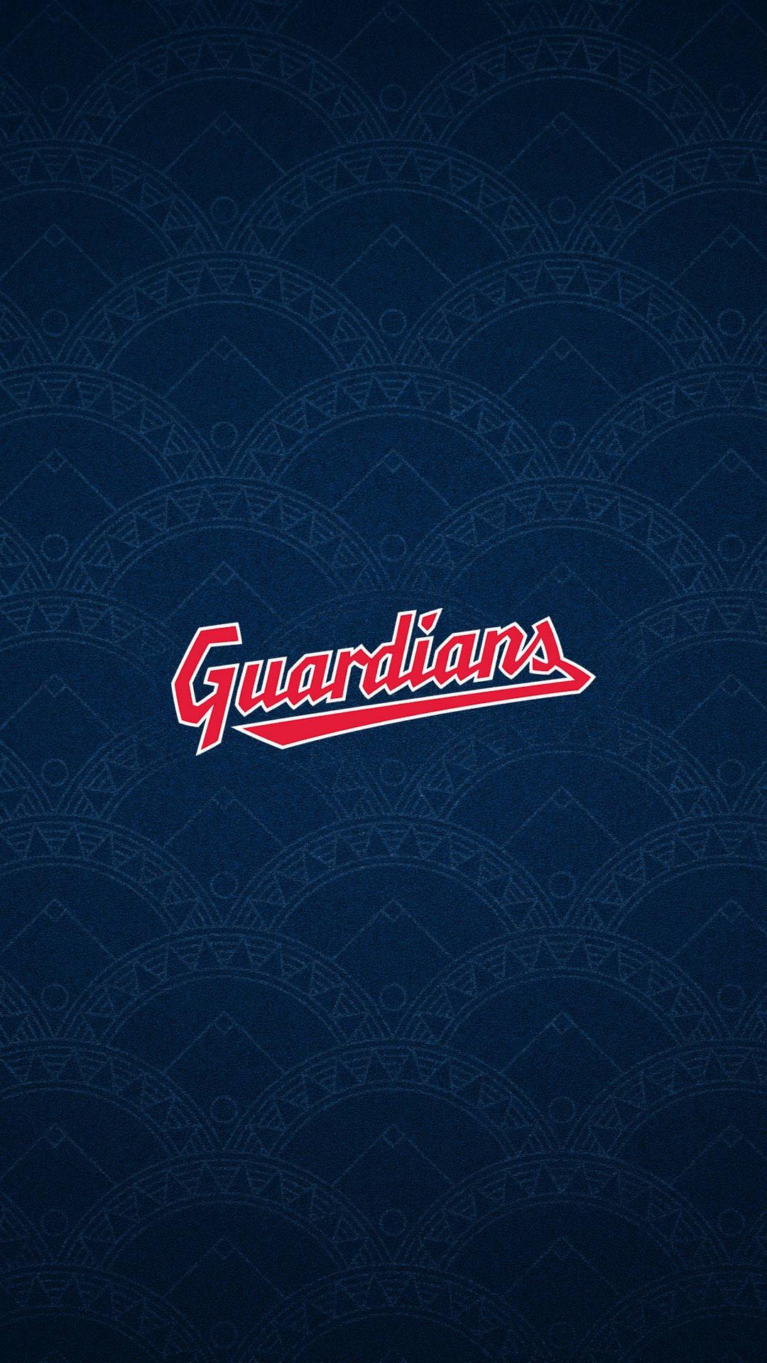 Cleveland Guardians Baseball Team Wordmark Wallpaper
