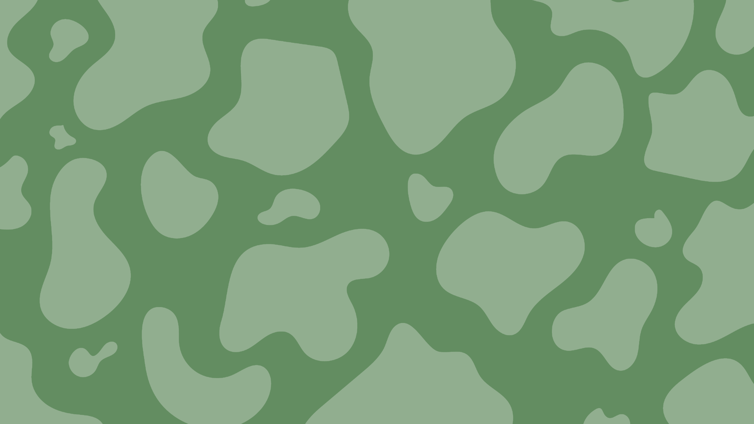 Sage Green Cow Print Aesthetic Pattern Desktop Laptop Wallpaper