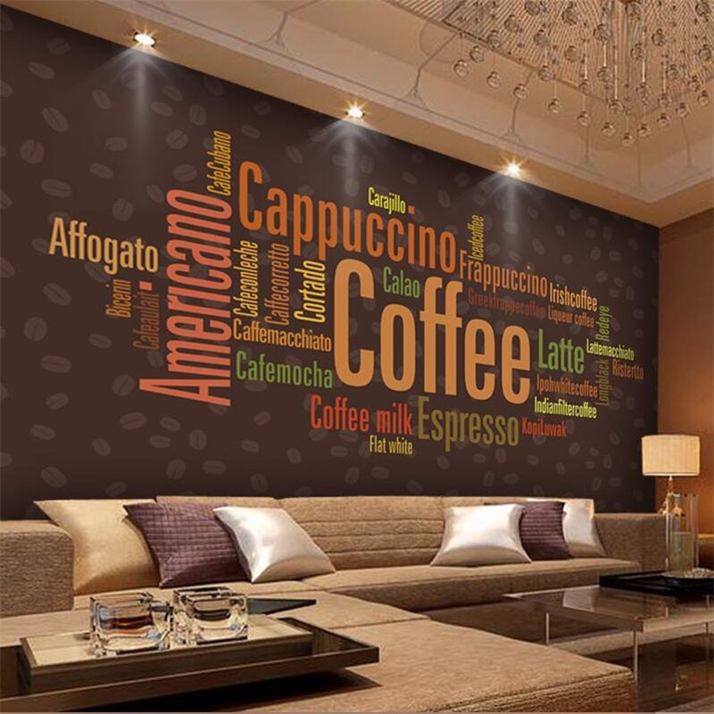 Custom Photo Wall Mural Wallpaper 3d Luxury Quality HD Cafe Theme