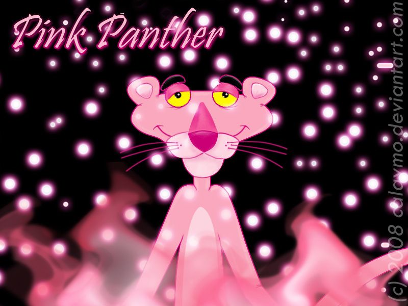 pink panther design wallpaper download