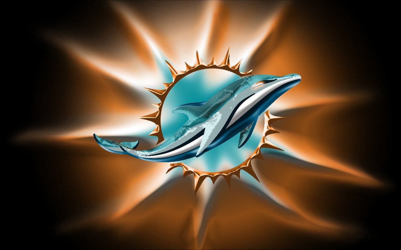 Free download miami dolphins new logo by bluehedgedarkattack fan art  wallpaper other 1280x800 for your Desktop Mobile  Tablet  Explore 45 Miami  Dolphins Logo Wallpaper  Miami Dolphins Wallpaper Miami Dolphins