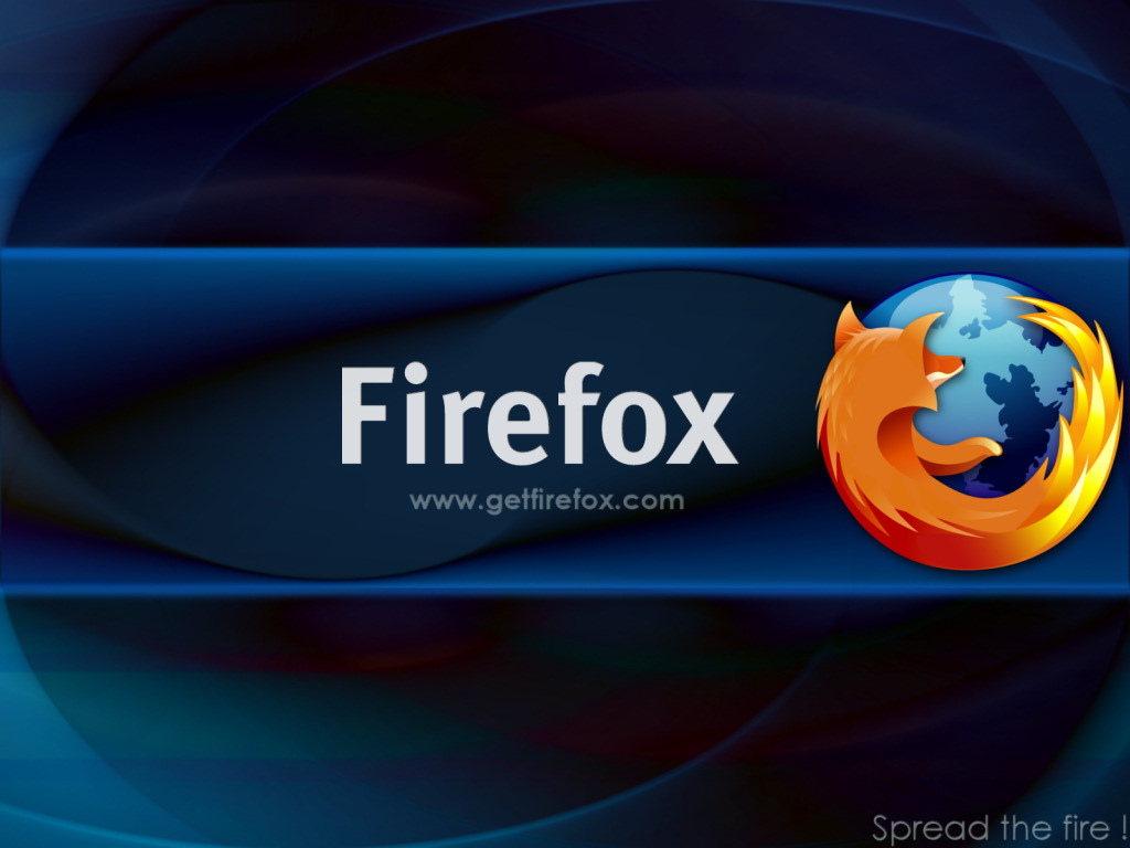 Mozilla Firefox Browser And Wallpaper