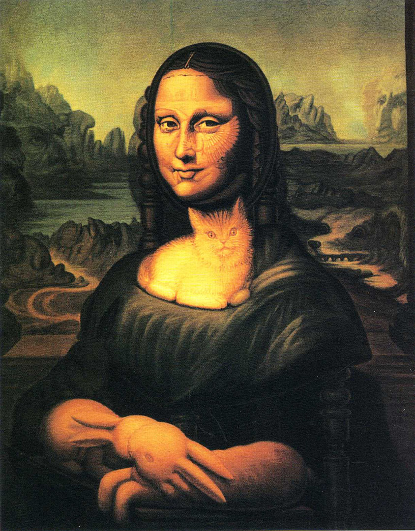 Mona Lisa A Optical Illusion Octavio Ocampo Art Wallpaper Picture