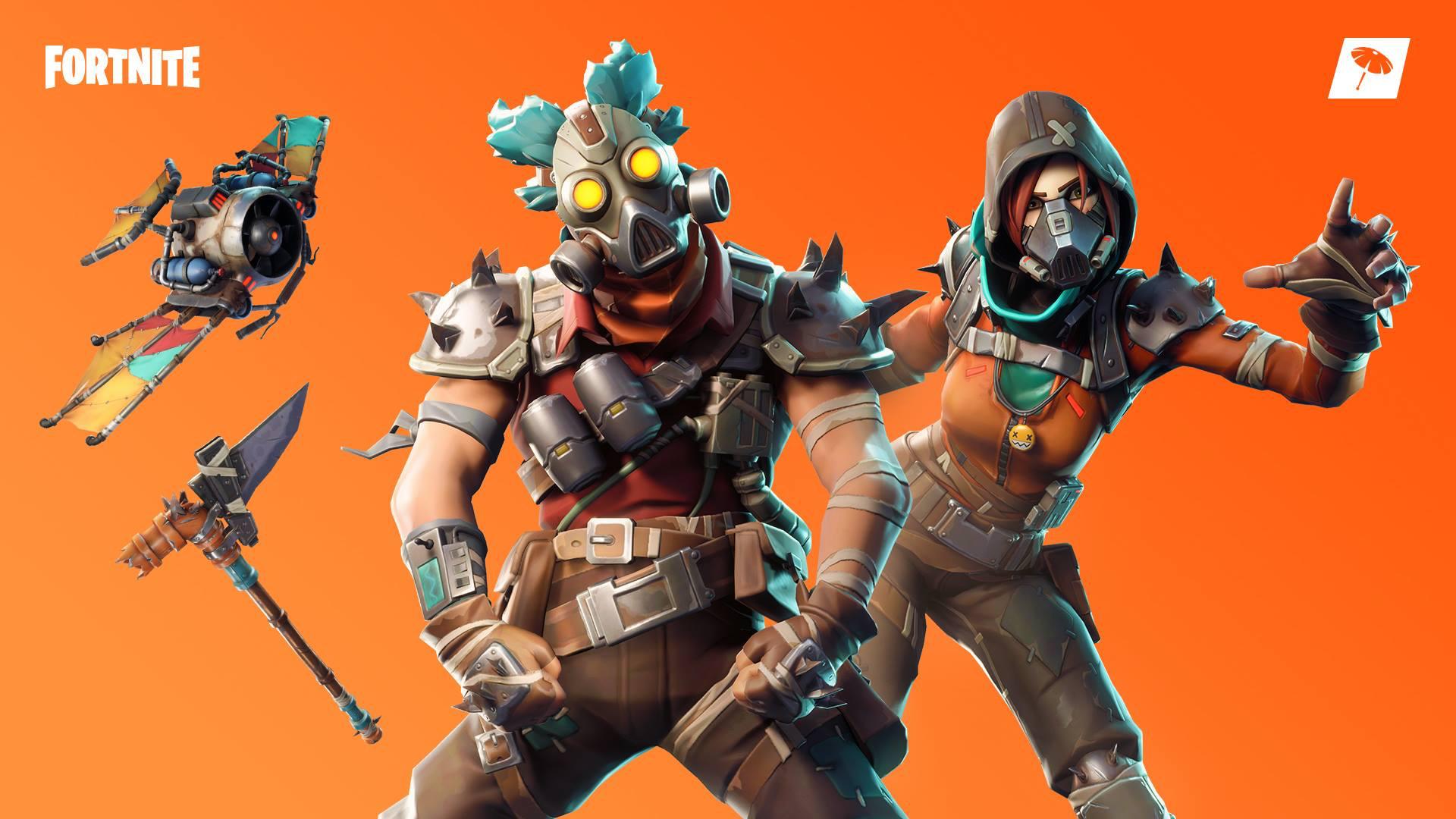 New Ruckus And Mayhem Outfits Fortnite Wallpaper By Rabcat