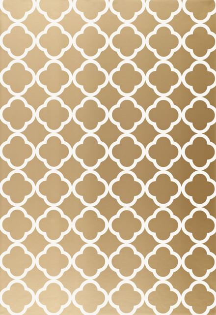 Morocco Wallpaper Antique Gold Transitional By