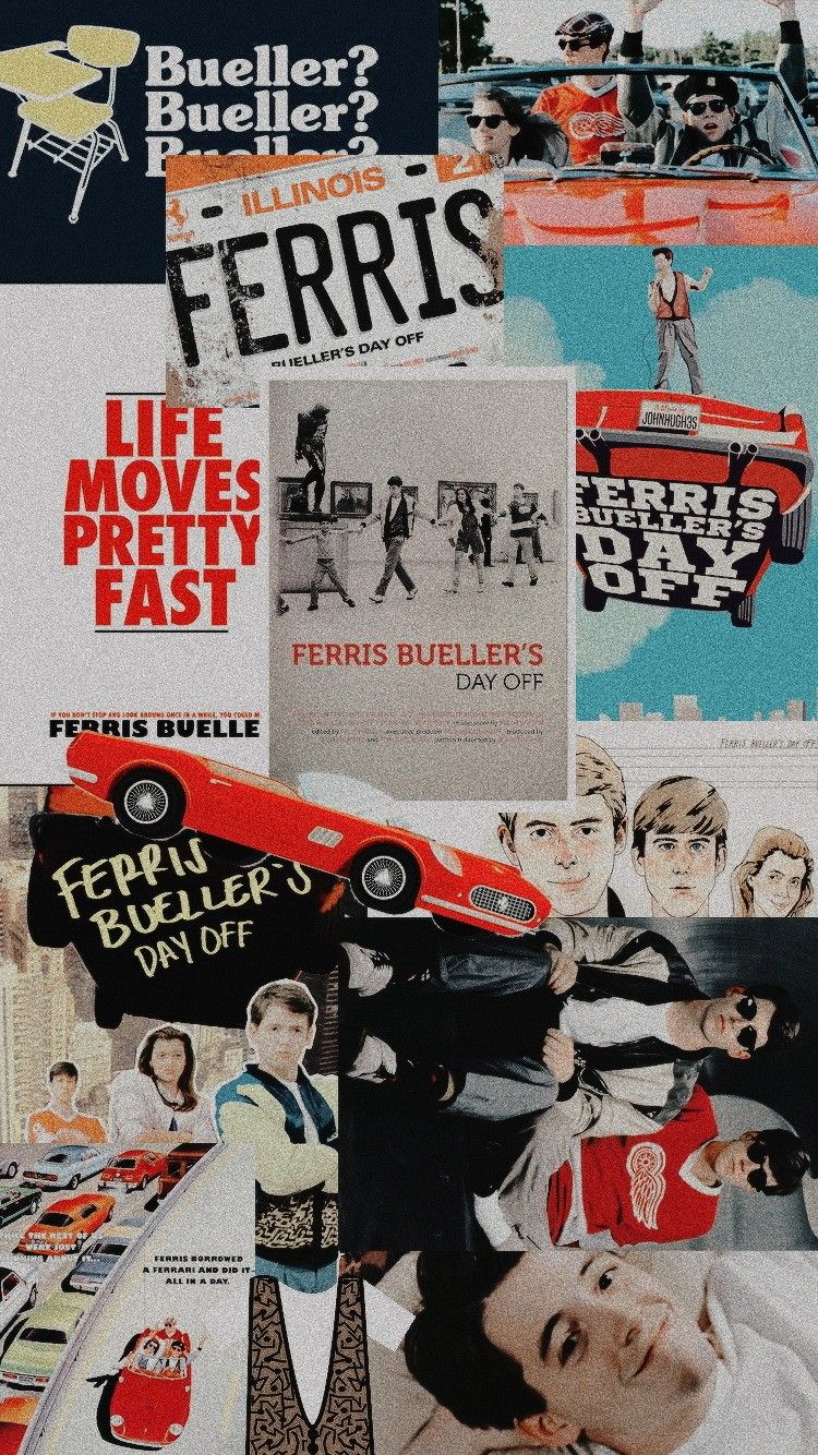 Ferris Bueller S Day Off Wallpaper Collage With Image
