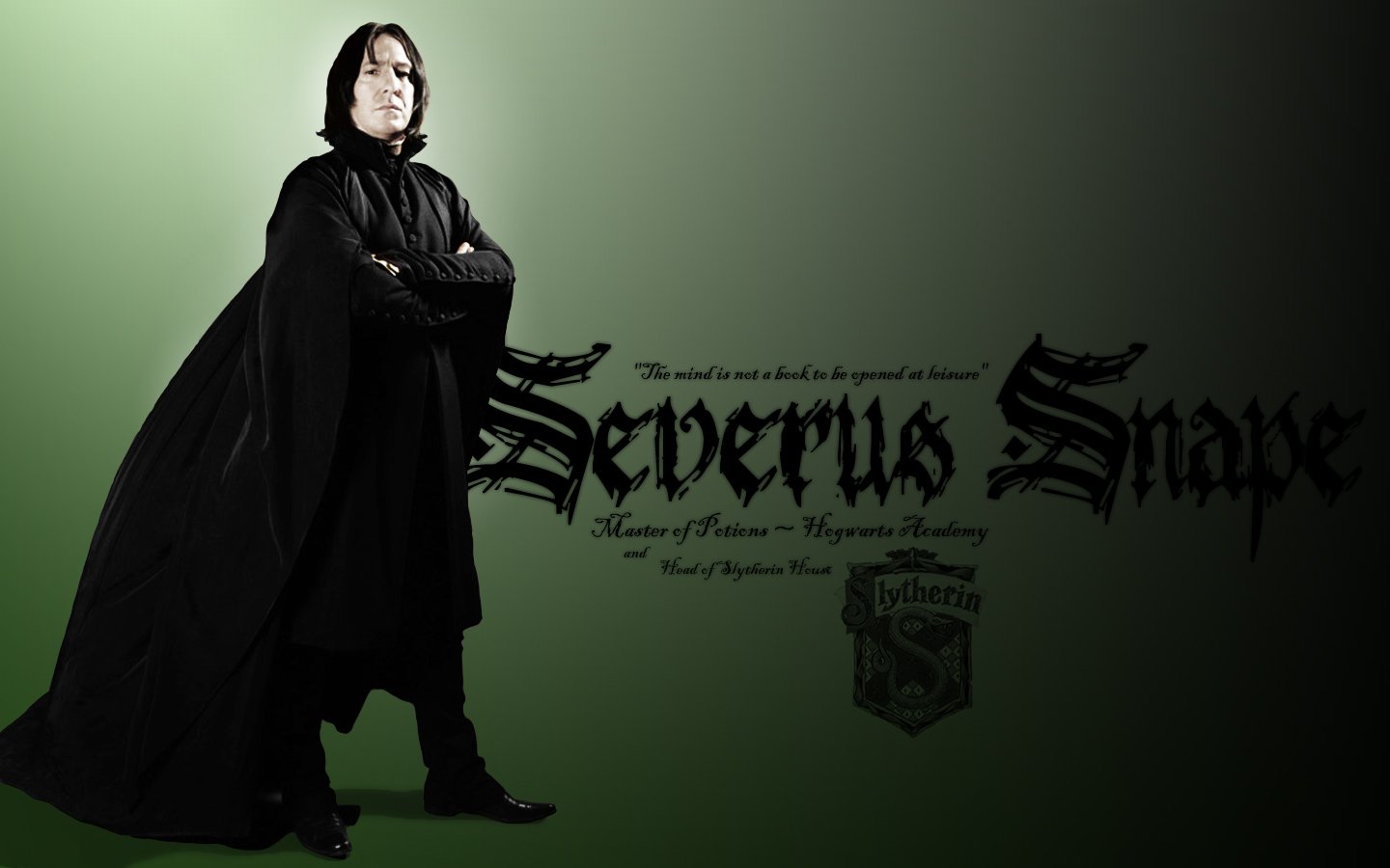 Harry Potter Alan Rickman Severus Snape Wallpaper HD