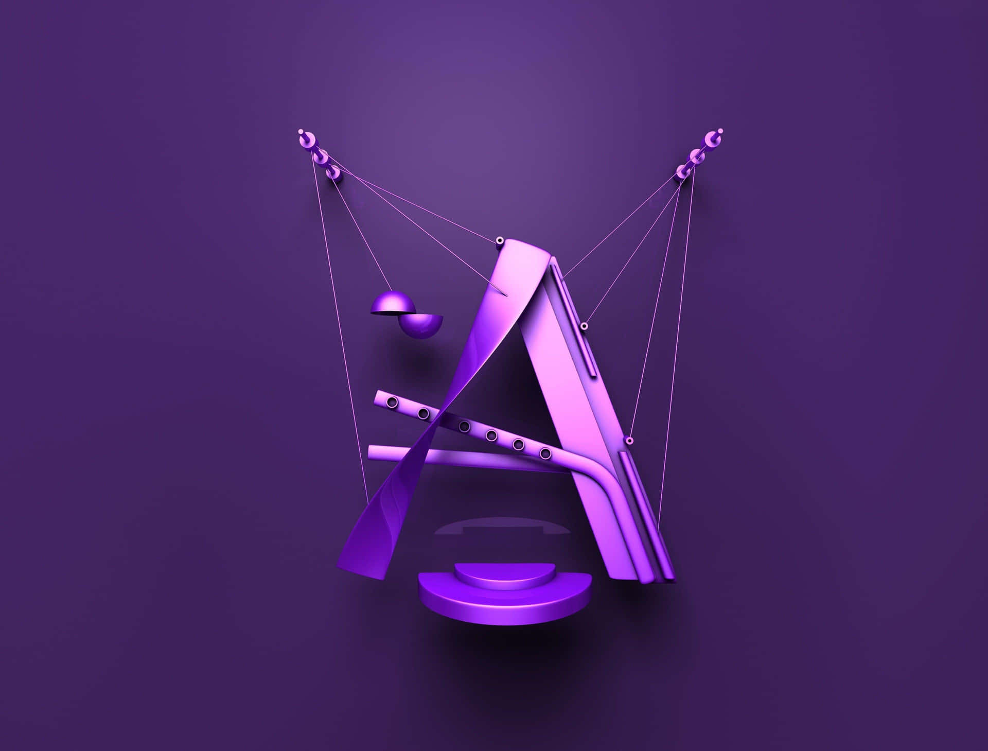 Letter A Picture Wallpaper
