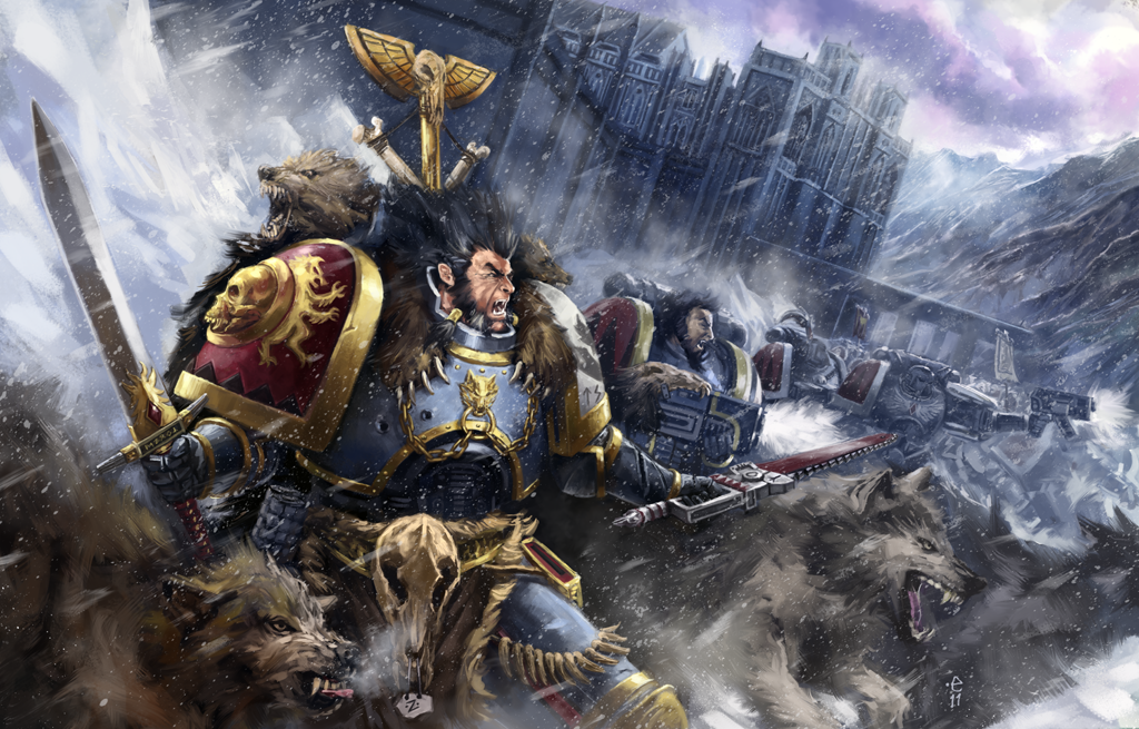 Wallpaper ID 534244  4K Thousand Sons primarch space marines Space  Wolves Magnus the Red demon chaos Warhammer 40 000 free download