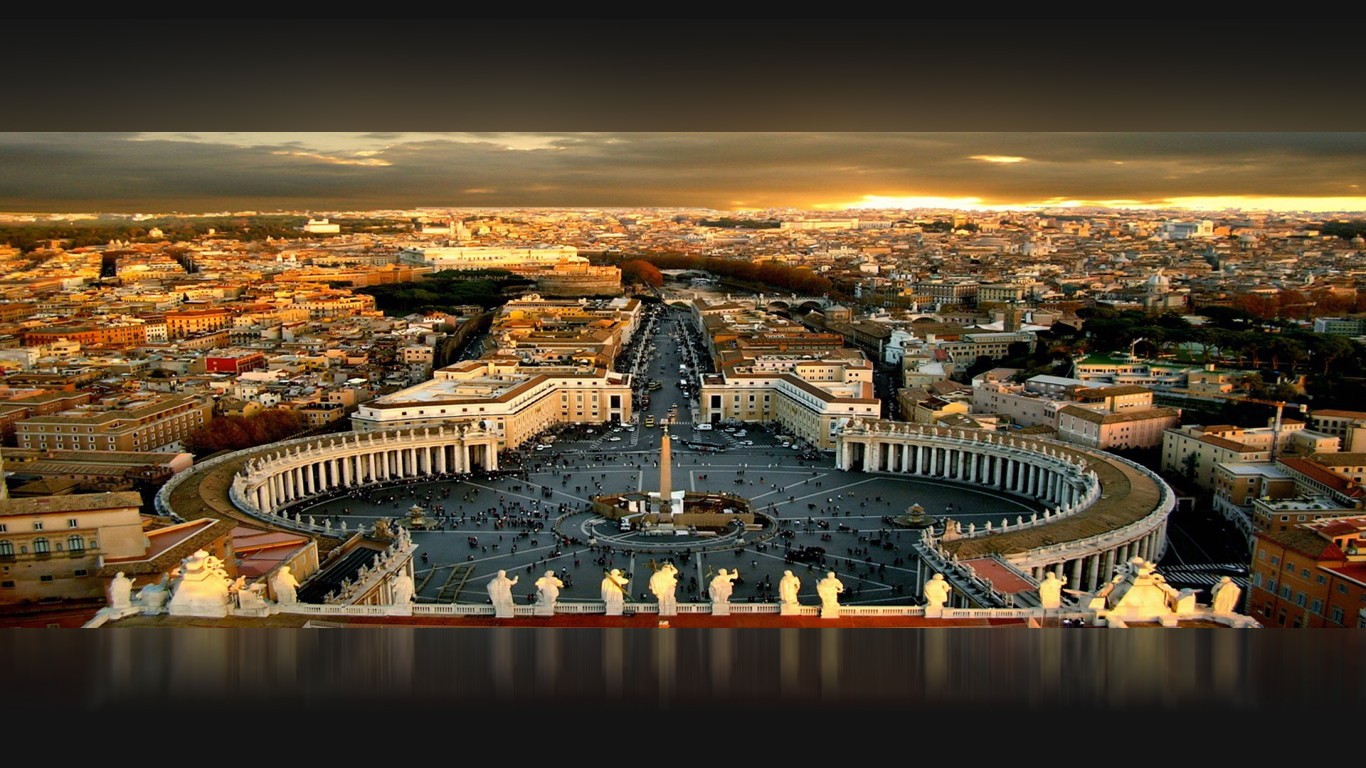 Cityscapes Vatican Wallpaper City
