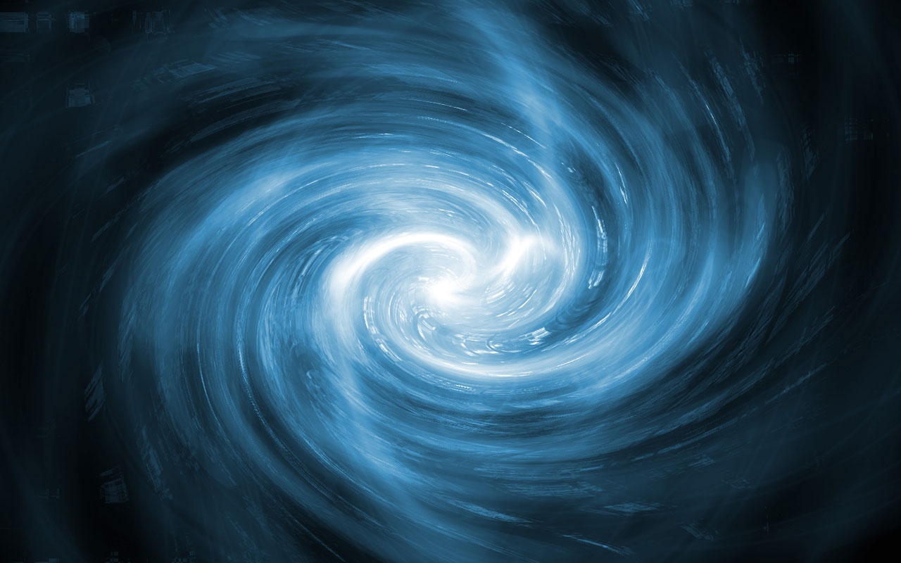 Blue Swirl Desktop Wallpaper