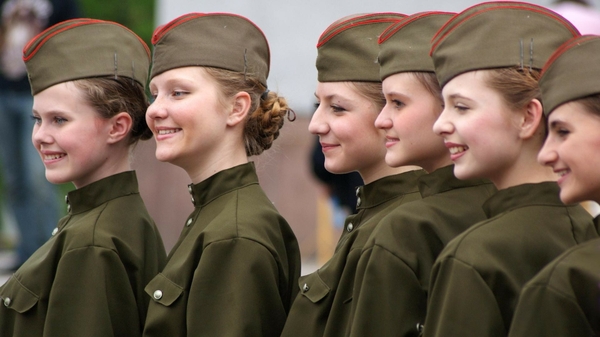 Women Soldiers Uniforms Military Russia Army Girls Wallpaper