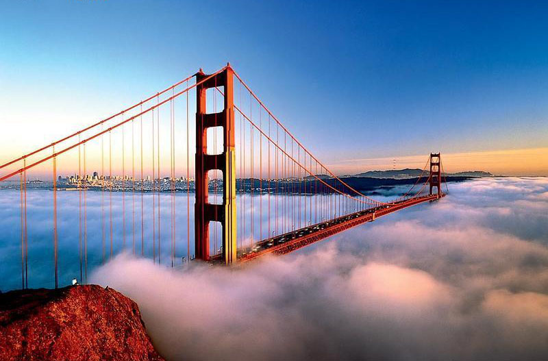 XP wallpaper wallpaper Golden Gate Bridge 800x527