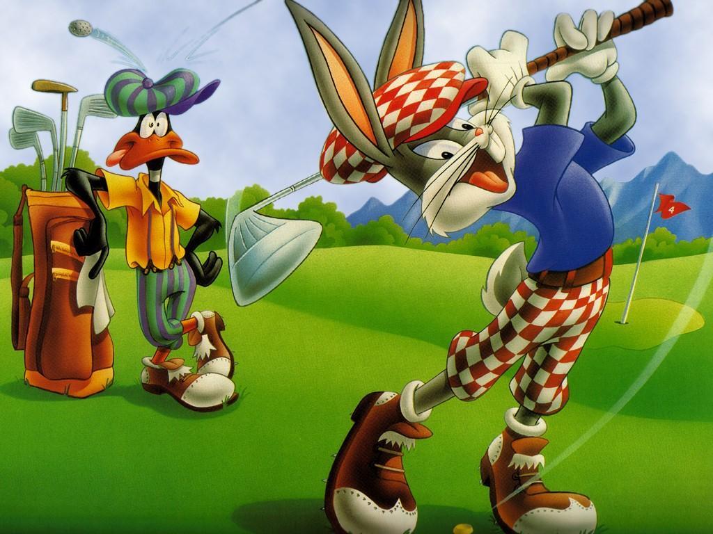 My Wallpaper Cartoon Bugs Bunny Golf From S R