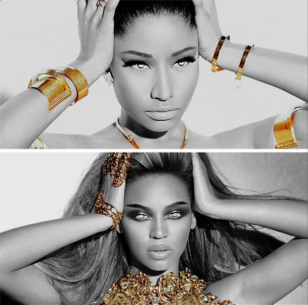 Wallpapers Nicki Minaj Vs Beyonce 2014 612x606
