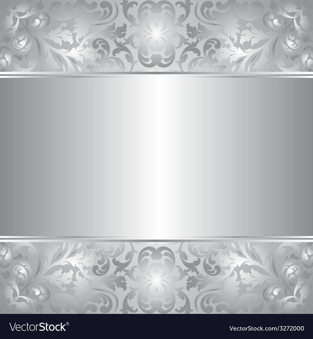 Silver Background Royalty Vector Image Vectorstock