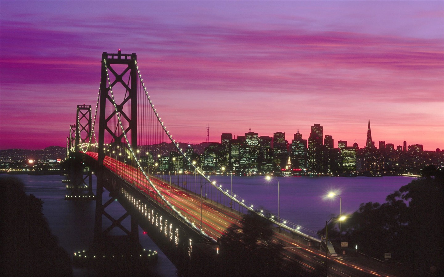  Francisco Oakland Bay Bridge Wallpaper   1440x900 wallpaper download