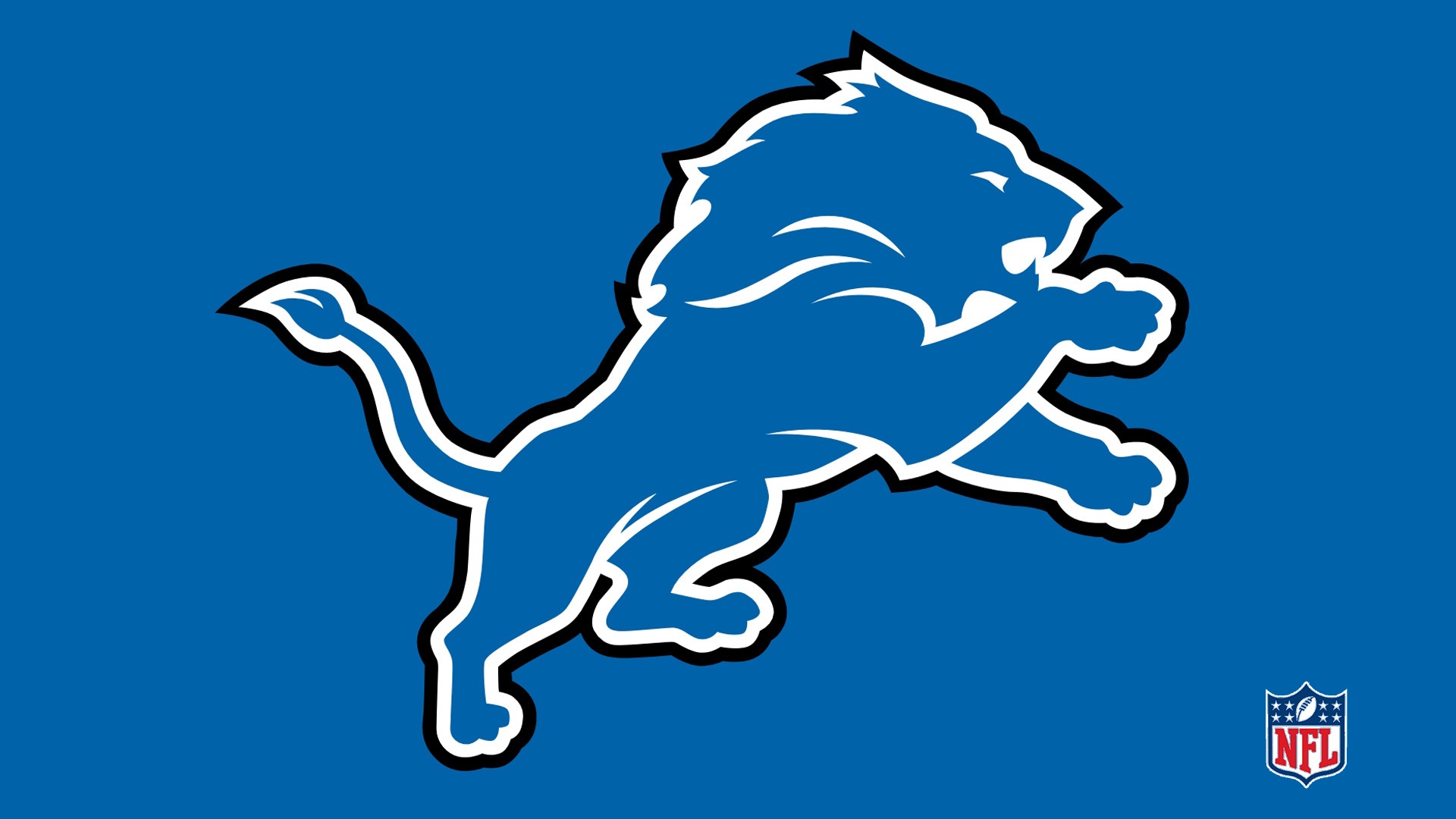 Nfl Detroit Lions Logo Blue HD