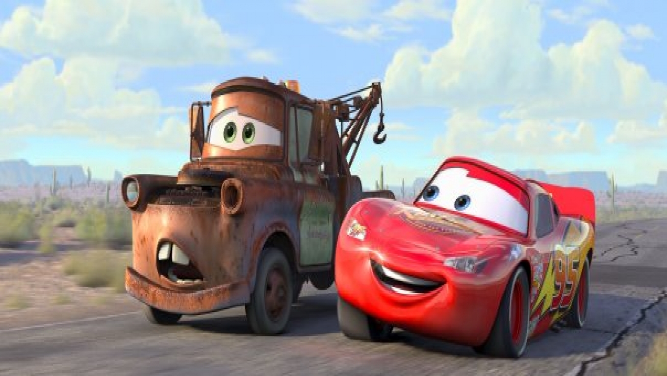 mcqueen and tow mater