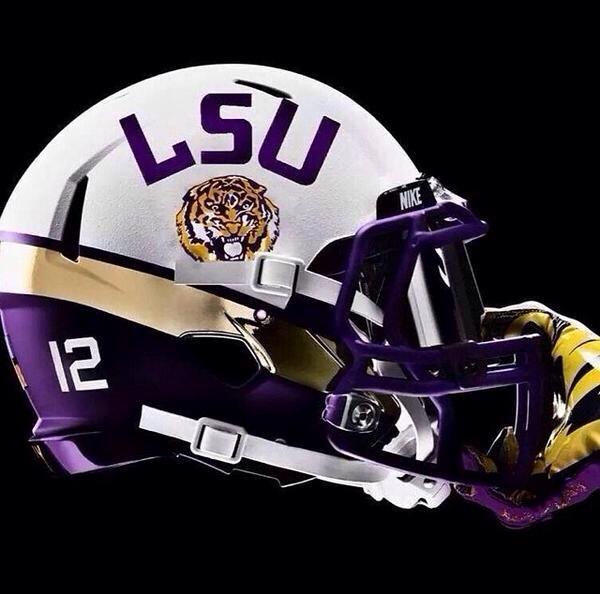 Photo The Lsu Tigers New Helmet Is Live Veooz